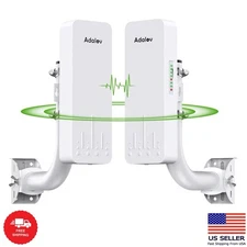 Wireless Bridge, 3KM 5.8G Point to Point Outdoor CPE, Long Range WiFi Bridges...