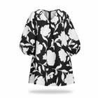 Kate Spade New York x Target Dress Large Classic Rose Poplin Long Sleeve B&W NWT