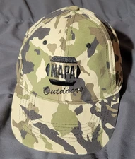 NAPA Camo Outdoor Baseball Adjustable Cap Embroidered Logo