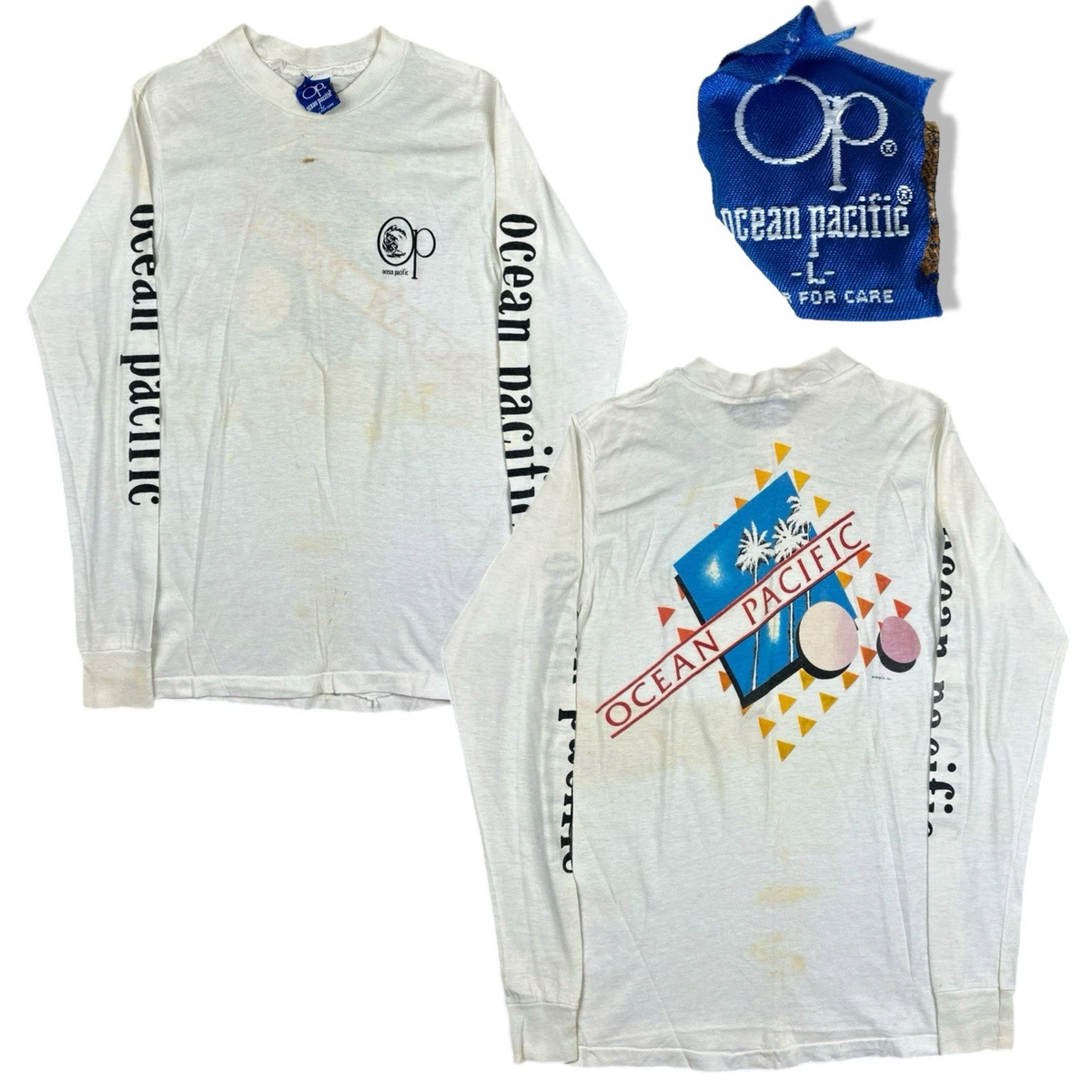 25+ Ocean Pacific Long Sleeve T-Shirts for Men for sale | Updated