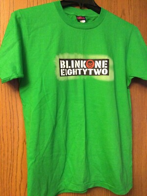 Blink 182 - Green Shirt - M.  