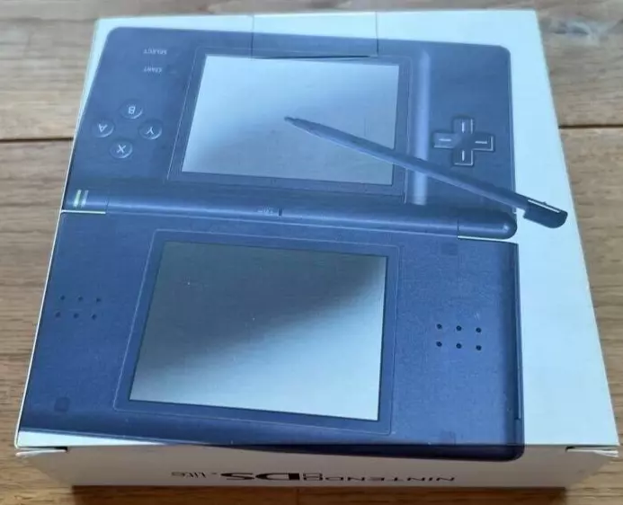 Nintendo DS Lite Enamel Navy Console w/Box unused from japan