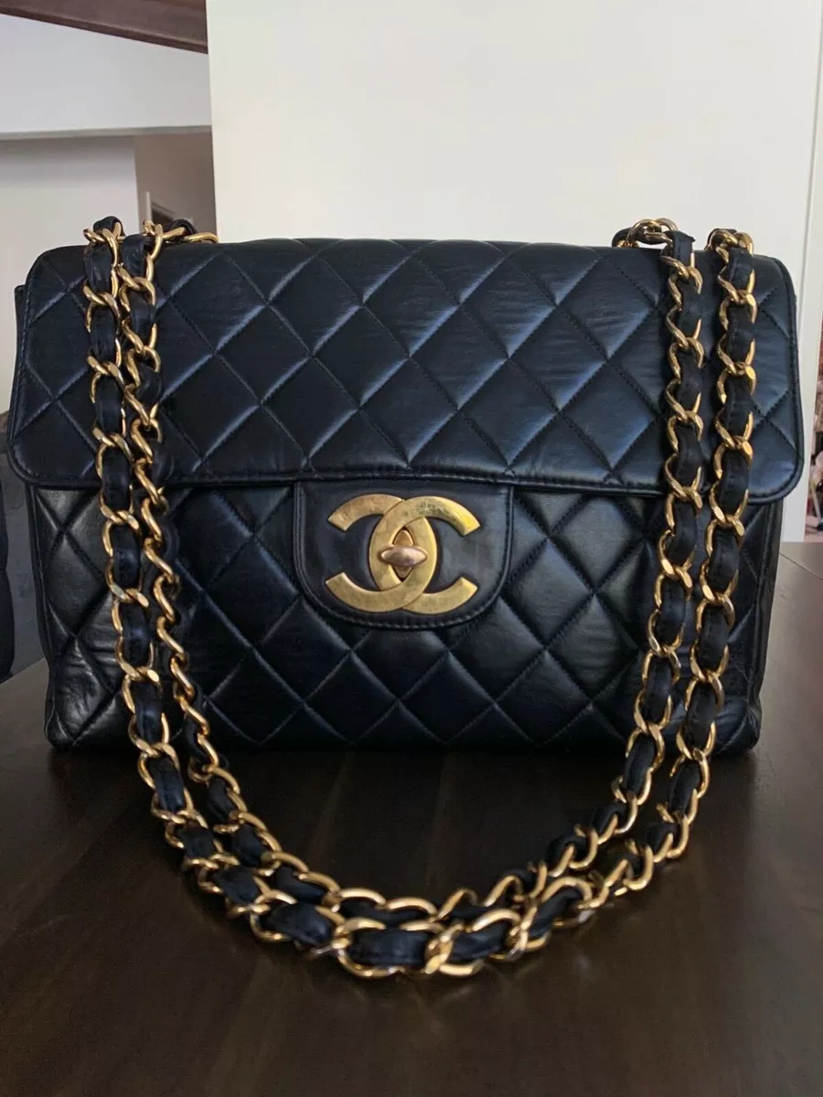 CHANEL, Bags, Sold Chanel Xxl Travel Flap Bag Blackgold