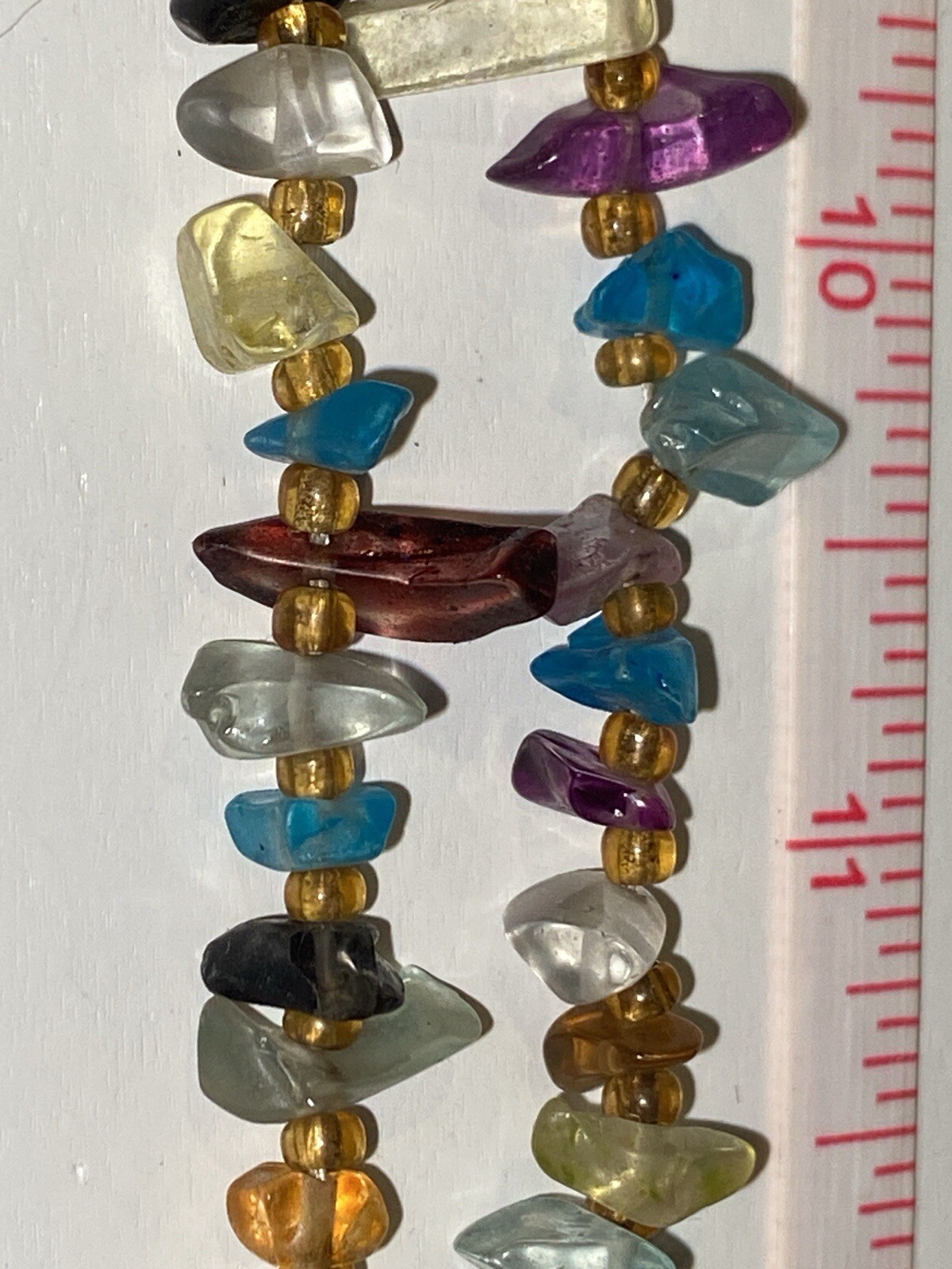 Multicolor Multi Semi Precious Clear Gemstone & B… - image 5