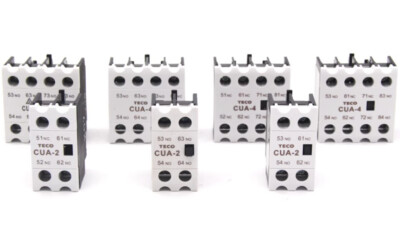 1PC New TECO auxiliary contact CUA-202 2B    #T3