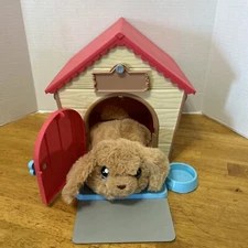 Little Live Pets My Puppy's Home Interactive Dog w/ Doghouse Bone Plush Sound