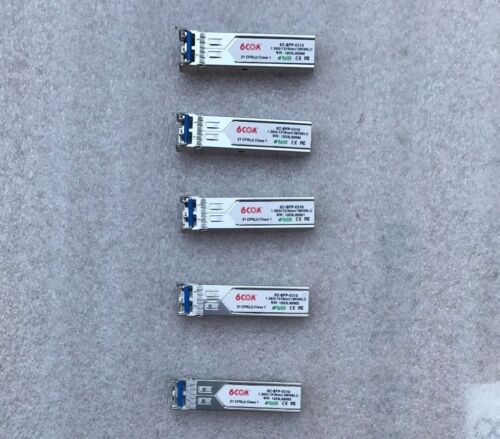 6COM 6C-SFP-0310 1.25G 1310nm 10 km/LC compatibile con dispositivi Cisco - Foto 2 di 4