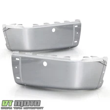 2007-2013 Chevy Silverado/Sierra 1500 w/Sensor Holes Rear Bumper End Caps Pair