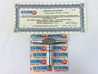 NEW Seekonk Precision Tools BT-1B 1/4'' Drive 35 in / lb T-Handle Torque Wrench !