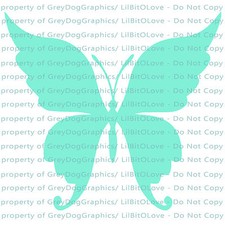 Silhouette Butterfly Vinyl Decal Auto Tattoo Sticker Curly Car Vehicle