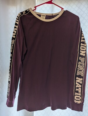 Victoria's Secret Womens Long Sleeve PINK - Size Medium