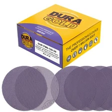 120 Grit 6" Purple Ceramic Mesh Sanding Discs, Box of 30 - Hook & Loop Sandpaper