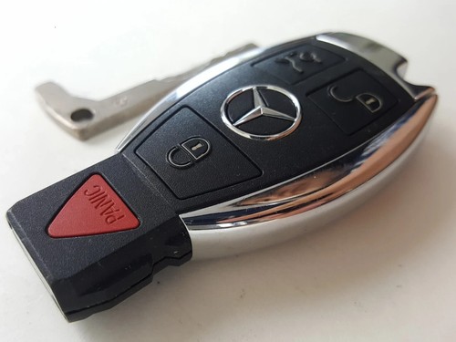 ORIGINAL MERCEDES BENZ OEM SMART KEY LESS ENTRY REMOTE FOB CHROME FCC IYZDC12K