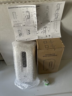 Automatic Sensor Touchless or Manual Foam Soap Dispenser Wall Mount New In Box