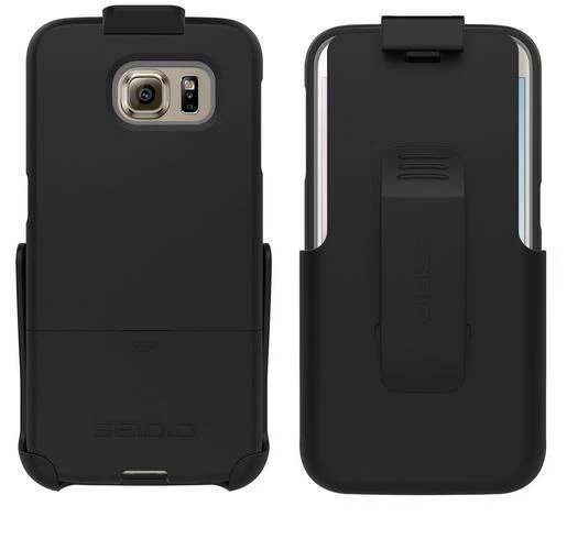 OEM Seidio Surface Combo Case Cover&Holster/Clip For Samsung Galaxy S6 S-6 Black - Imagem 2 de 3