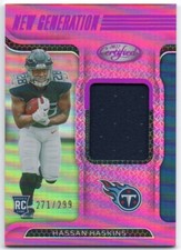 2022 Certified New Generation Jerseys Mirror Pink Hassan Haskins RC GU 271/299