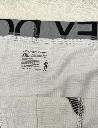 Jockey XXL mens low rise Stretch Midway brief pouch Keyhole fly Cotton 44-46 New - Picture 3 of 5