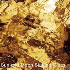 New - Spectrum Glass Sheet S 110.8A - Medium Amber Artique Stained Glass Sheet