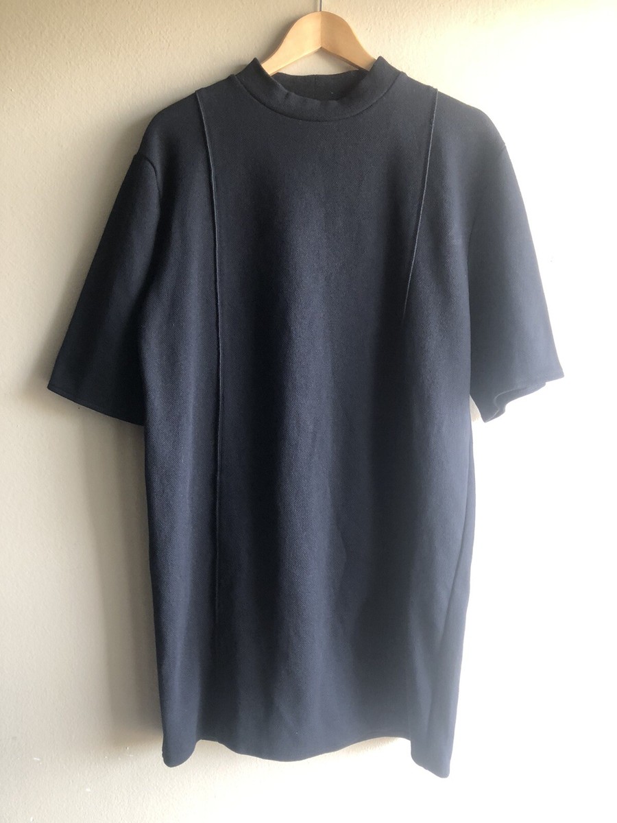 NEW Zara Sweater Dress Black Size Large Women