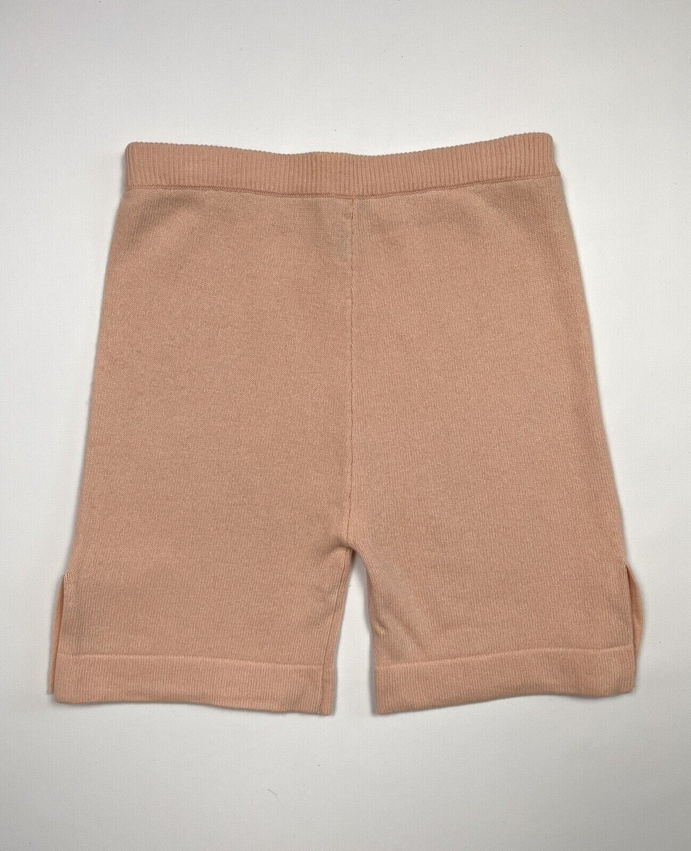 Vintage 1990s Chanel Scotland Pure Cashmere Rare Knit Shorts