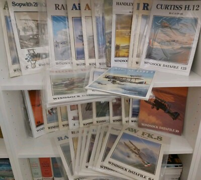 Windsock Datendatei Buch Sammlung - Scale Model & Aviation History Goldmine
