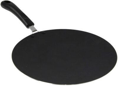 Royal Cuisine Schwarz Aluminium Antihaftbeschichtet Chapatti Pfannkuchen Flache Brat Tawa Pfanne