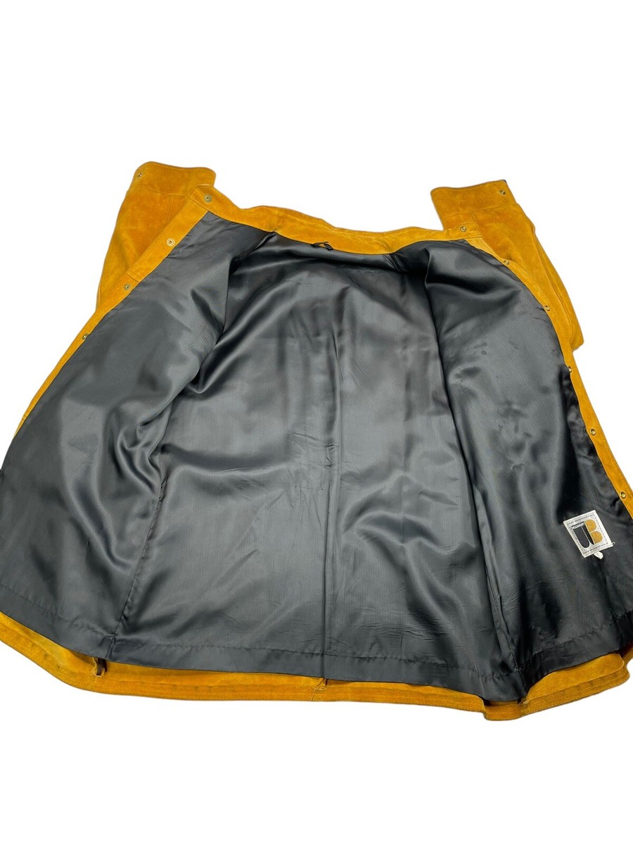 William Barry Suede Leather Jacket Lined Size Large Western William Barry Suede Leather Jacket Lined Size Large Western