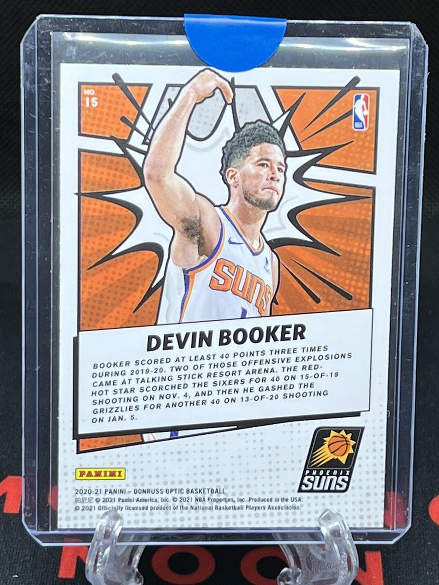 2020-21 Donruss Optic Devin Booker My House #15 Phoenix Suns NBA Insert