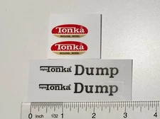 Mighty Tonka Mighty Dump Sticker Set 1960s