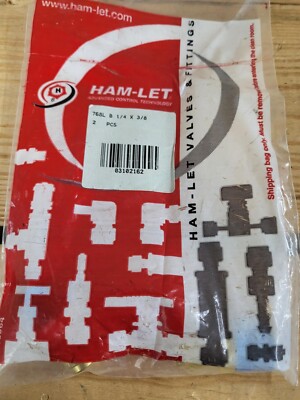 Hamlet 768L 1/4 x 3/8 Connector  Lot of 2