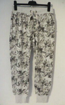 neu ° SUBLEVEL Freizeithose Gr. M / 40 42 gemustert Damen Jogging-Hose Kleidung 
