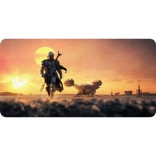 mandalorian disney lucasfilm star wars tv show logo license plate made in usa