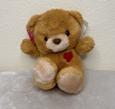 Russ Honeydew Bear Plush Stuffed Animal 6'' Tall Caress Soft Pets Tags Heart