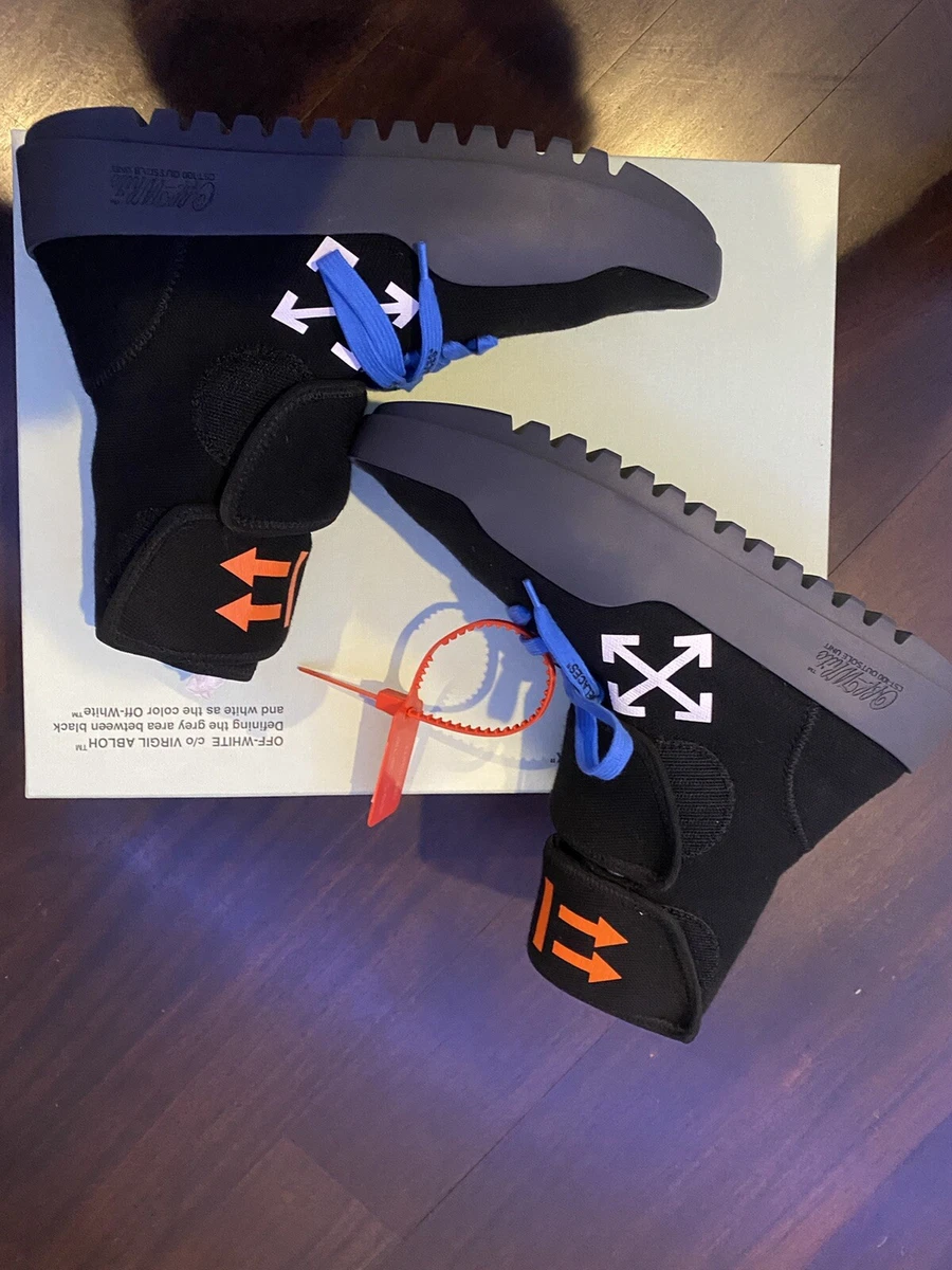 Off white top moto wrap black