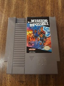 Cartucho Mission: Impossible Aut&eacute;ntico NES Nintendo Probado, Limpio Funcionando