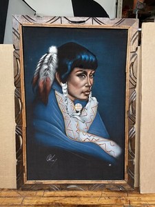 Native American Velvet Painting | eBay