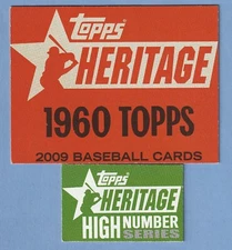 2009 Topps Heritage High Number 510-682 complete your set. You pick base cards