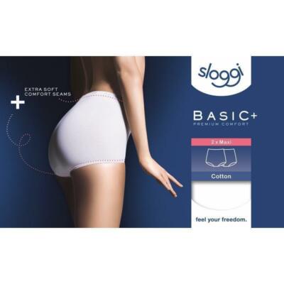 Sloggi Basic+ Maxi Slip 2er Pack weiß Gr. 50