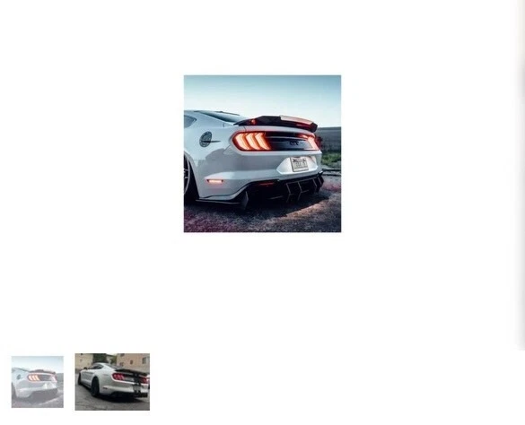 American Muscle 15-23 Mustang с Track Pack Задний Спойлер Плетеный Билл-Новый - Изображение 2 из 2