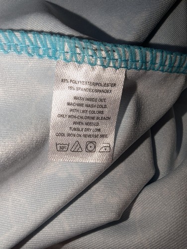 ABITO CON CAPPUCCIO CABANALIFE AGUA TROPICAL 15% SPANDEX TUNICA DONNA XL - Foto 6 di 10