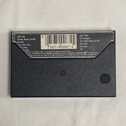 U2 (Cassette Tape, 1983, 90067-4) WAR - Picture 2 of 7