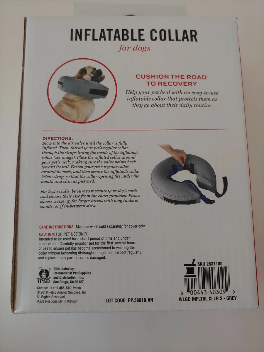 Inflatable dog collar petco cheap