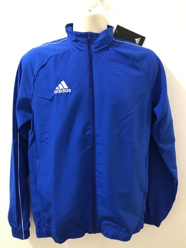 Adidas Mens XS Bold Blue Full Zip Core 