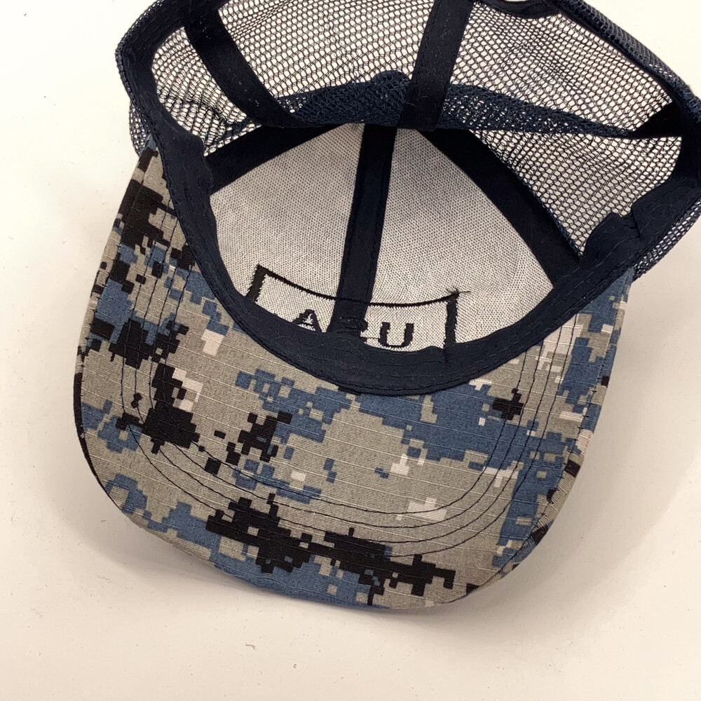 American Flag Hook Loop Patch Trucker Cap Digital… - image 5