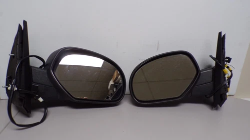 2007-2013 Chevy Silverado 1500 Passenger Door Mirror Side Black Pwr Heated Pair