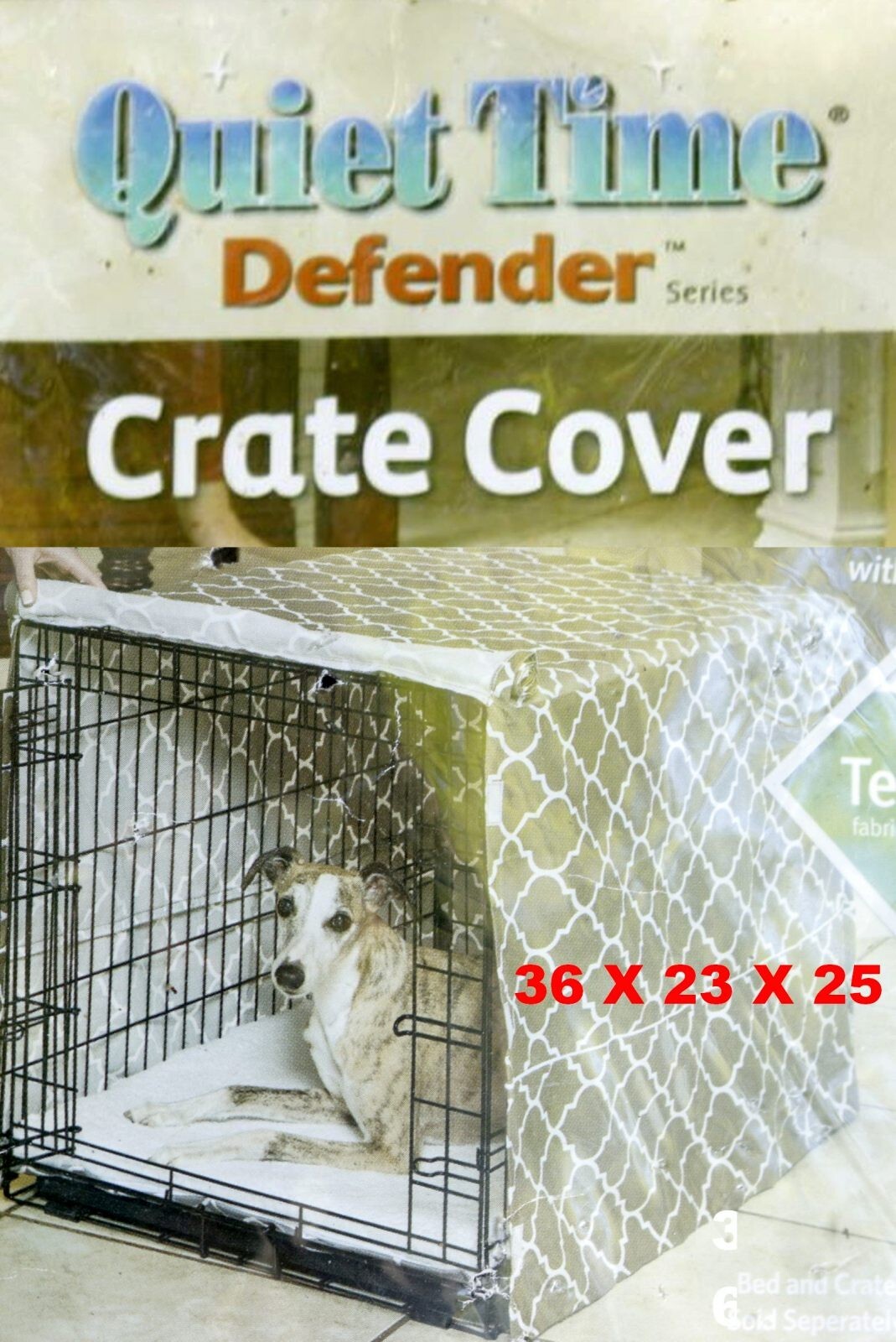MIDWEST QUIET TIME DEFENDER CRATE COVER GRAY 36X23X25 NEW FREE SHIPPING