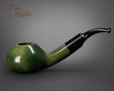 Mr. Brog HAND MADE WOODEN TOBACCO SMOKING PIPE  48  Chochla  Green  Pear