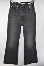 New Levi's Premium 70s High Rise Flare Stretch Dark Jeans Womens Size 27x32