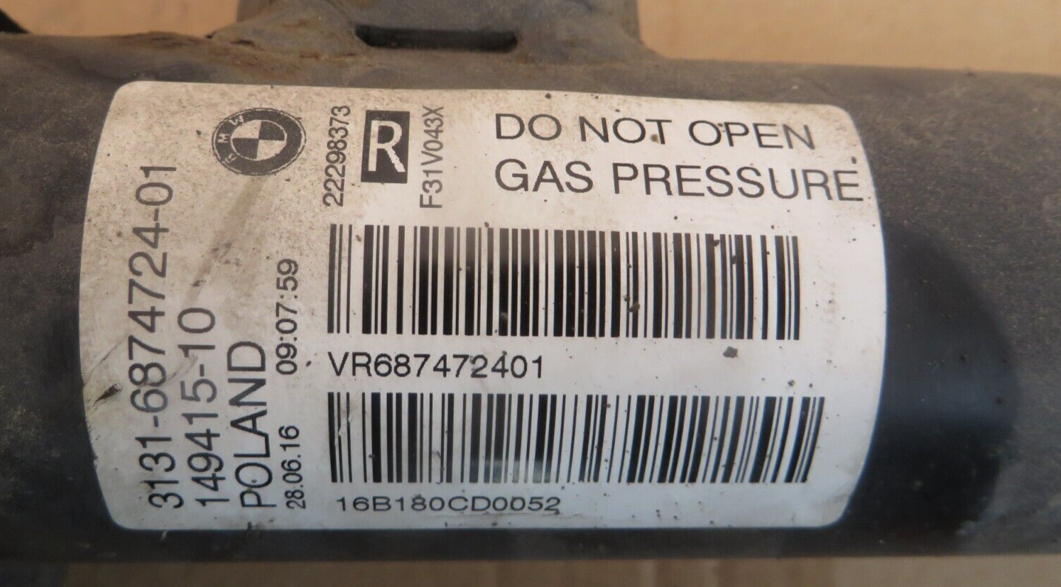 BMW O/S Right Drivers Front Xdrive Suspension Strut Leg 3 Series  