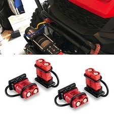 4pcs 175a Car Battery Quick Connect Disconnect Winch Connector Gauge Cable Set